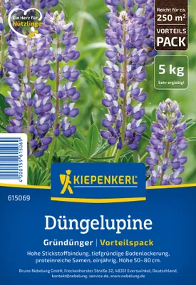 Produktbild von Kiepenkerl Gründüngersaat Düngelupine Lupinus angustifolius für 250 m² 5 kg
