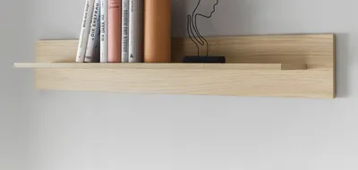 Produktbild von Wandboard "Isgard" in Scandi Eiche Wandregal skandinavisch 107 cm