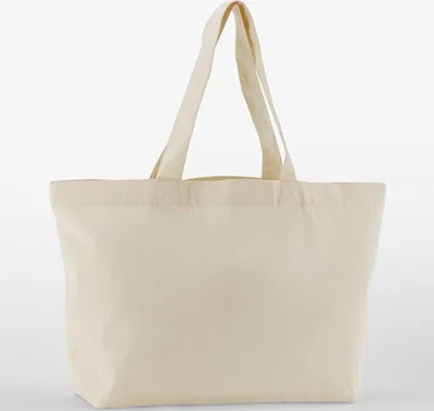Produktbild von Westford Mill W695 | EarthAware® Organic Twill Shopper Einkaufstasche - Farbe: Natural - Größe: 44 x 37 x 16 cm