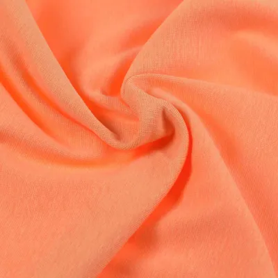 Bündchenstoff elastisch lachsfarben