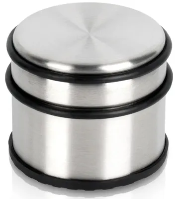 Obrázok produktu pre Zarážka dverí z ocele - 9,5 cm - strieborná