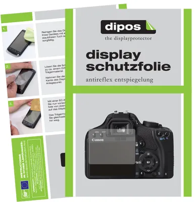 Zdjęcie produktu dla 6x folia ochronna do Canon EOS 500D matowa folia ochronna na ekran dipos