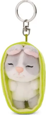 Produktbild von Nici Schlüsselanhänger Sleeping Pets - Grauer Hase