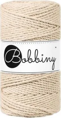 Produktbild von Bobbiny 3PLY Macrame Rope 3 mm 100 m Warm Beige Schnur