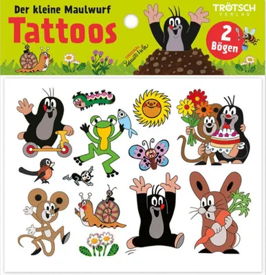 Produktbild von Trötsch Der kleine Maulwurf Tattoos