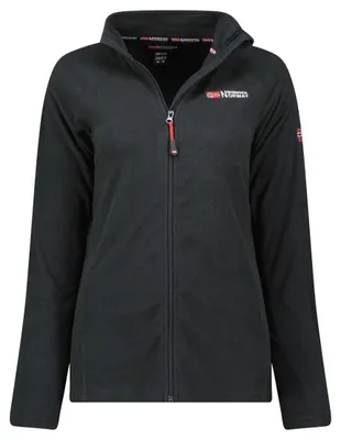 Image de Veste polaire pour femmes - Manches longues - Noire - Taille L
