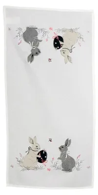 Produktbild von Tischläufer AMANDA Ostern Osterhasen Ostereier Polyester 40 x 85 cm