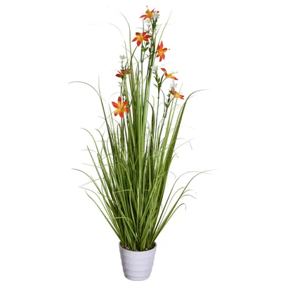 Obrázek produktu pro Umělá polní květina ve květináči, 100 cm