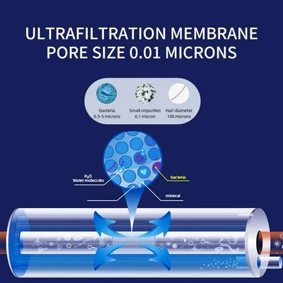 Image de Filtre à eau, filtration à 0,01 micron, fonctionnement sans électricité, 6 000 l