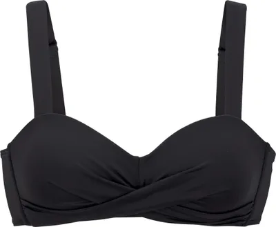 Produktbild von LASCANA Bandeau-Bikini-Top Comfy schwarz Größe 42 Cup D