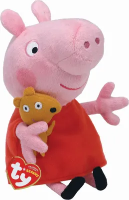 Produktbild von Plüschfigur Peppa Wutz TY 46128 15cm Beanie Babies