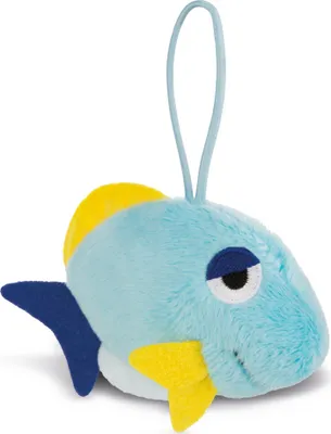 Produktbild von Nici 44494 Schlüsselanhänger mit Loop blauer Fisch 10cm Plüsch Kuscheltier