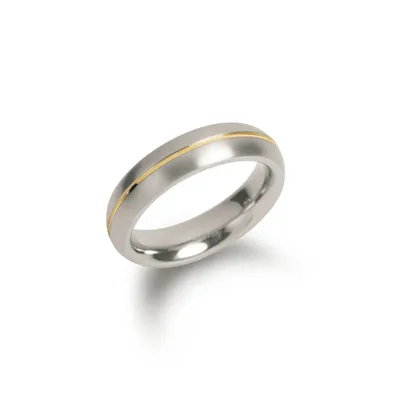 Produktbild von Partnerring Ring von BOCCIA TITANIUM aus Titan in bicolor