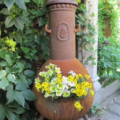 Produktbild von Gartenkamin Rost unverwüstliche Qualität, Mexikoofen als Terrassenofen Gusseisen