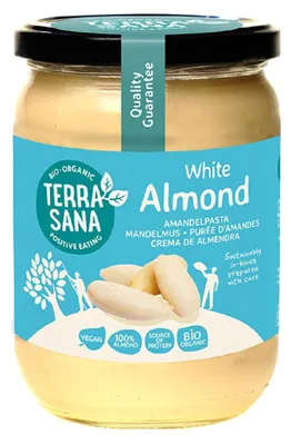 KREM Z MIGDAŁÓW BLANSZOWANYCH 100 % BIO 500 g - TERRASANA