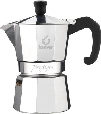 Immagine prodotto di Forever Miss Moka Prestige a induzione, caffettiera per caffè espresso in alluminio da 3 tazze