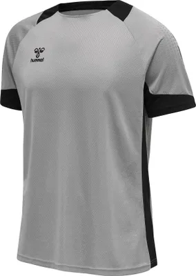 Produktbild von hummel hmlLEAD S/S POLY JERSEY GREY MELANGE GREY MELANGE S