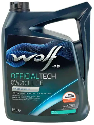 Produktbild von Wolf OfficialTech 0W-20 LL FE 5 Liter (1051978)