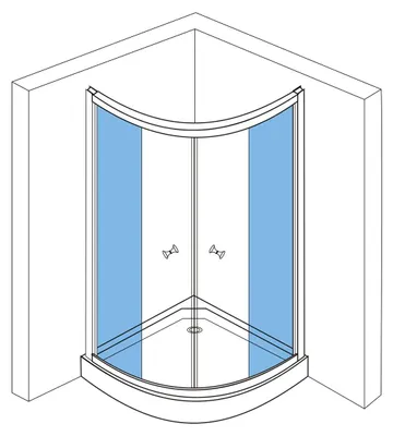 Produktbild von Aqualine Glas zum BTR800, fester Teil