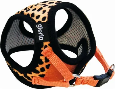 Obrázok produktu pre Postroj pre psov Gloria Leopard Orange S Orange S