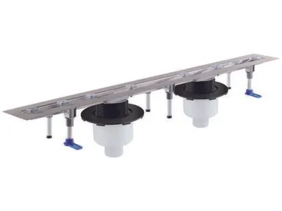 Produktbild von DALLMER Duschrinne CeraLine senkrecht F, 2000mm, DN 50/ DN 70 Bauhöhe 110mm, 521750