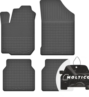 Produktbild von Gummimatten mit Rand Auto Fußmatten Gummi Automatten Passgenau 4-teilig Set - passend für Seat Ibiza II 1992-1999