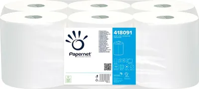 Immagine prodotto di Papernet 409039 Asciugamano di carta 266 fogli di cellulosa Bianco Bianco