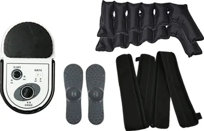 Produktbild von Oberschenkel-Luftkompressionsmassagegerät, verstellbare Manschetten, Akupunktureinlagen, Paket B, 220V