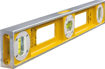Produktbild von Stabila 02542 - Wasserwaage - 0,4 m - Gelb - 0,5 mm/m - Aluminium