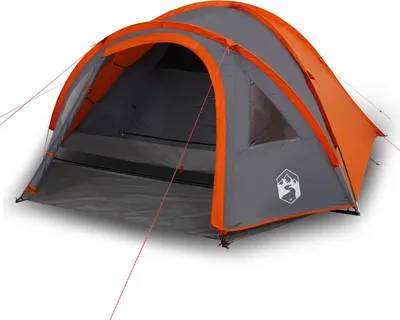 Produktbild von vidaXL Kuppel-Campingzelt 4 Personen Orange Wasserdicht
