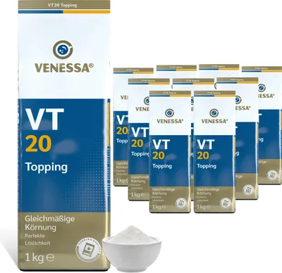 Produktbild von VENESSA VT 20 Topping 10 x 1kg Magermilchpulver 20% Milchanteil Für Kaffeemaschine