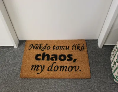 Image de Home Elements Paillasson Quelqu'un appelle ça le chaos 40 x 60 cm