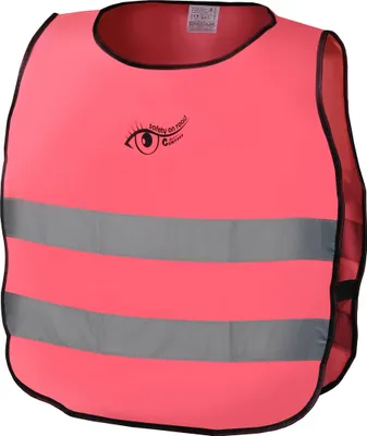 Obrázok produktu pre Compass 01552 - Detská výstražná vesta ružová S.O.R. EN 1150:1999
