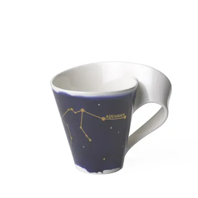 Produktbild von Villeroy & Boch New Wave Stars Becher mit Henkel Wassermann 0,3 l