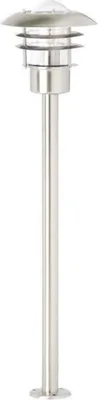 Produktbild von BRILLIANT Lampe Terrence Außenstandleuchte edelstahl | 1x A60, E27, 60W, geeignet für Normallampen (nicht enthalten) | IP-Schutzart: 44 - spritzwassergeschützt