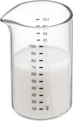Produktbild von WEIS Mini Messbecher Glas 0,1l