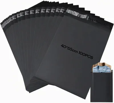 Imagen del producto de Bolsas para envíos resistentes al desgarro, de 40 x 55 cm, paquete de 100 unidades, para envíos