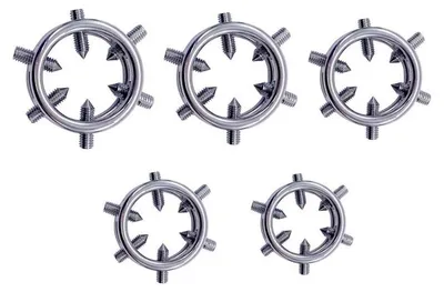 Image de Quastenring – Pics pointus, 1,5 cm, design