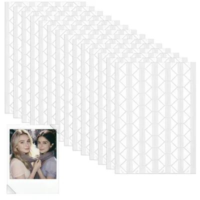 Fotoecken 1428 Stück, selbstklebend, transparent, 14 Blatt
