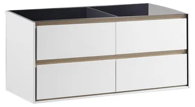 Obrázok produktu pre Kúpeľňová skrinka pod umývadlo Differnz Providence biela 119 x 51,5 x 44,5 cm
