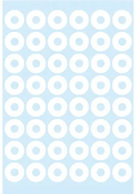 Produktbild von Herma - Verstärkungsringe Herma 5816 12 mm 240 Stücke | Blister ein 5 Blatt | 10 Stück