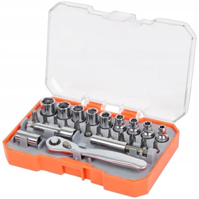 Produktbild von WERCKMANN Steckschlüssel- und Bit-Satz mit Ratsche 1/4" Organizer