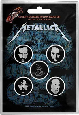 Image de Pack de badges Metallica : Où que j'aille