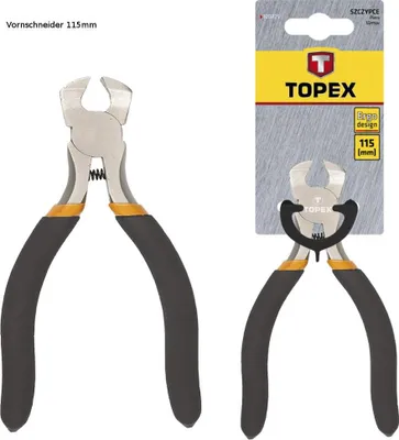 Zdjęcie produktu dla TOPEX Szczypce precyzyjne czołowe 115 mm