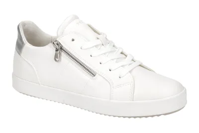 Produktbild von Geox BLOMIEE Damenschuhe - sportliche Schnür- Halbschuhe weiß Freizeit NEU