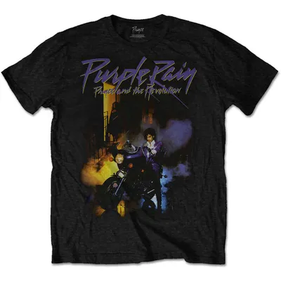 Produktbild von Prince Purple Rain Black S T-Shirt