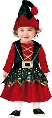 Immagine prodotto di Costume da elfo di Natale per bambini - 80/86 (12-18 mesi)