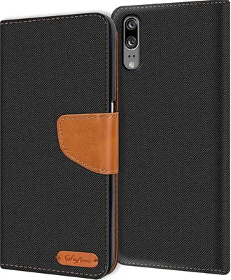 Immagine prodotto di Custodia per telefono cellulare Huawei P20 portafoglio flip cover protettiva copertura in tessuto