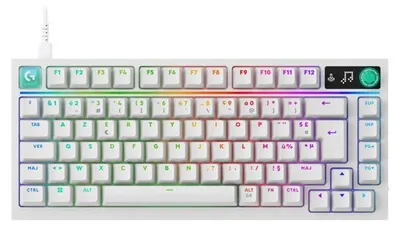 Productafbeelding van Logitech G G316 X 75 AZERTY, bedrade gamingtoetsenbord, USB, wit
