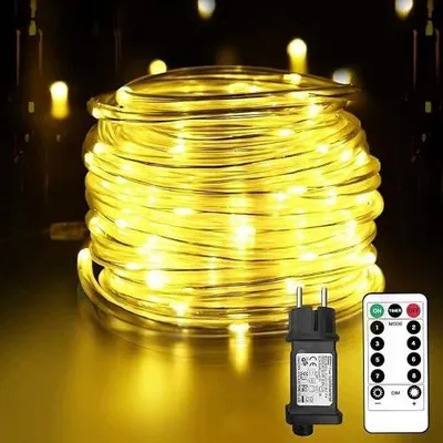 Zdjęcie produktu dla Wąż świetlny LED 10 m 100 diod do wnętrz i na zewnątrz 8 trybów IP45
